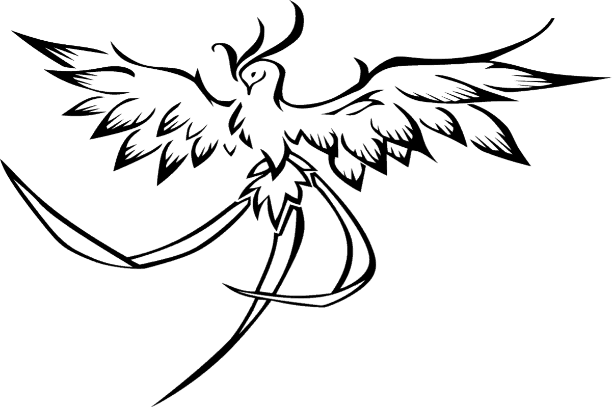 Phoenix the firebird as a symbol